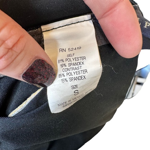 Ralph Lauren Bikini Top Womens Strapless Halter Crochet Light Padded Black Small - Picture 11 of 12